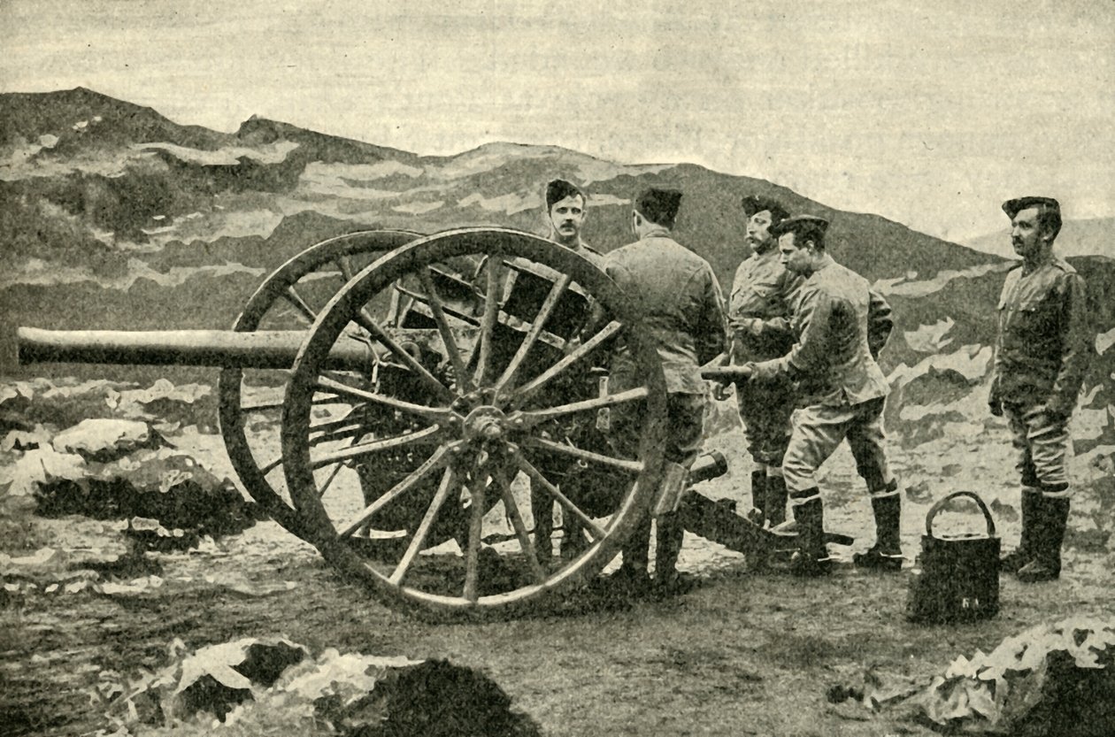"Typer of Arms - 15-pund Field-gun", 1900. av Cribb