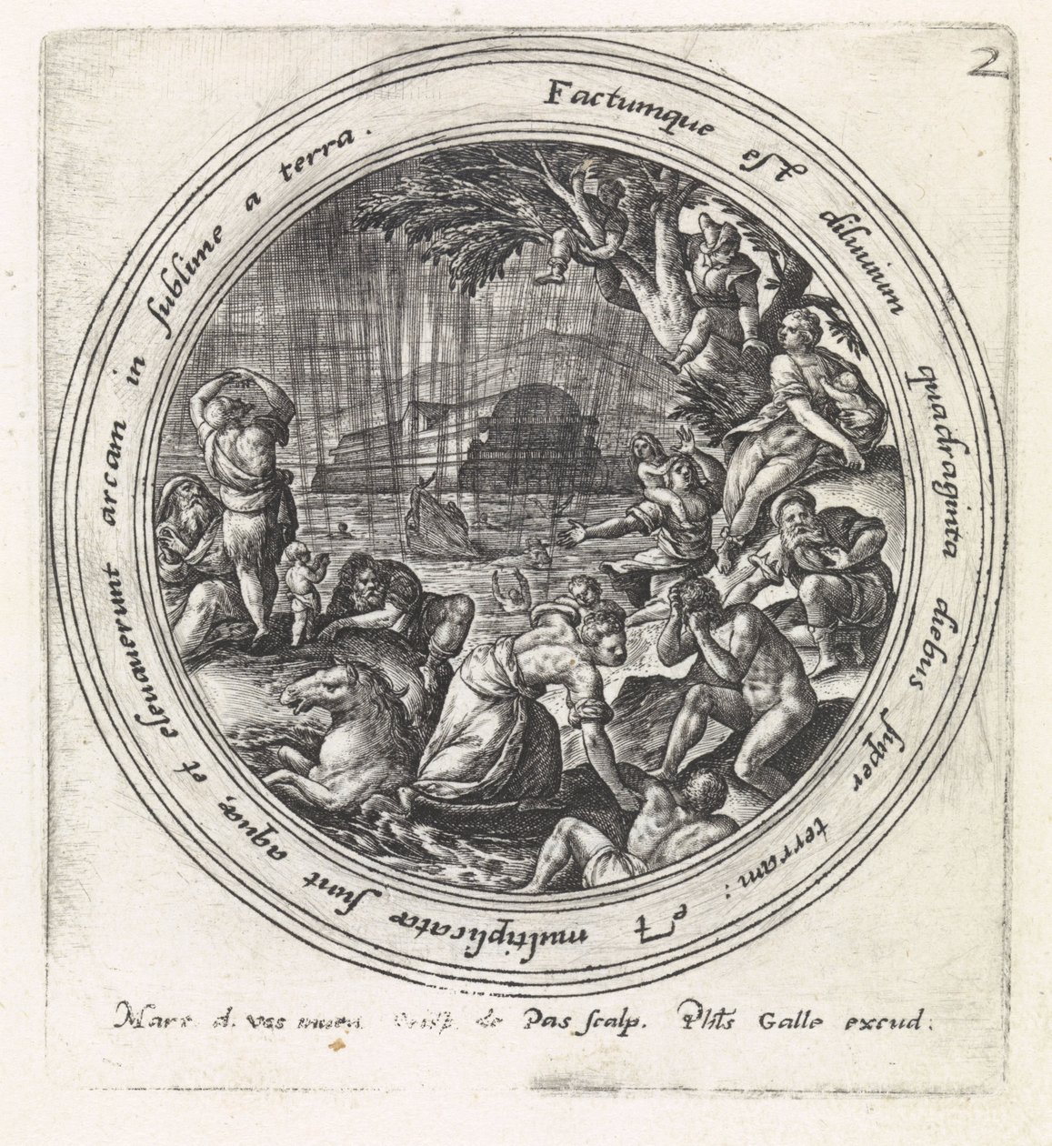 syndafloden History of Noah (serietitel) av Crispijn van de Passe (I)