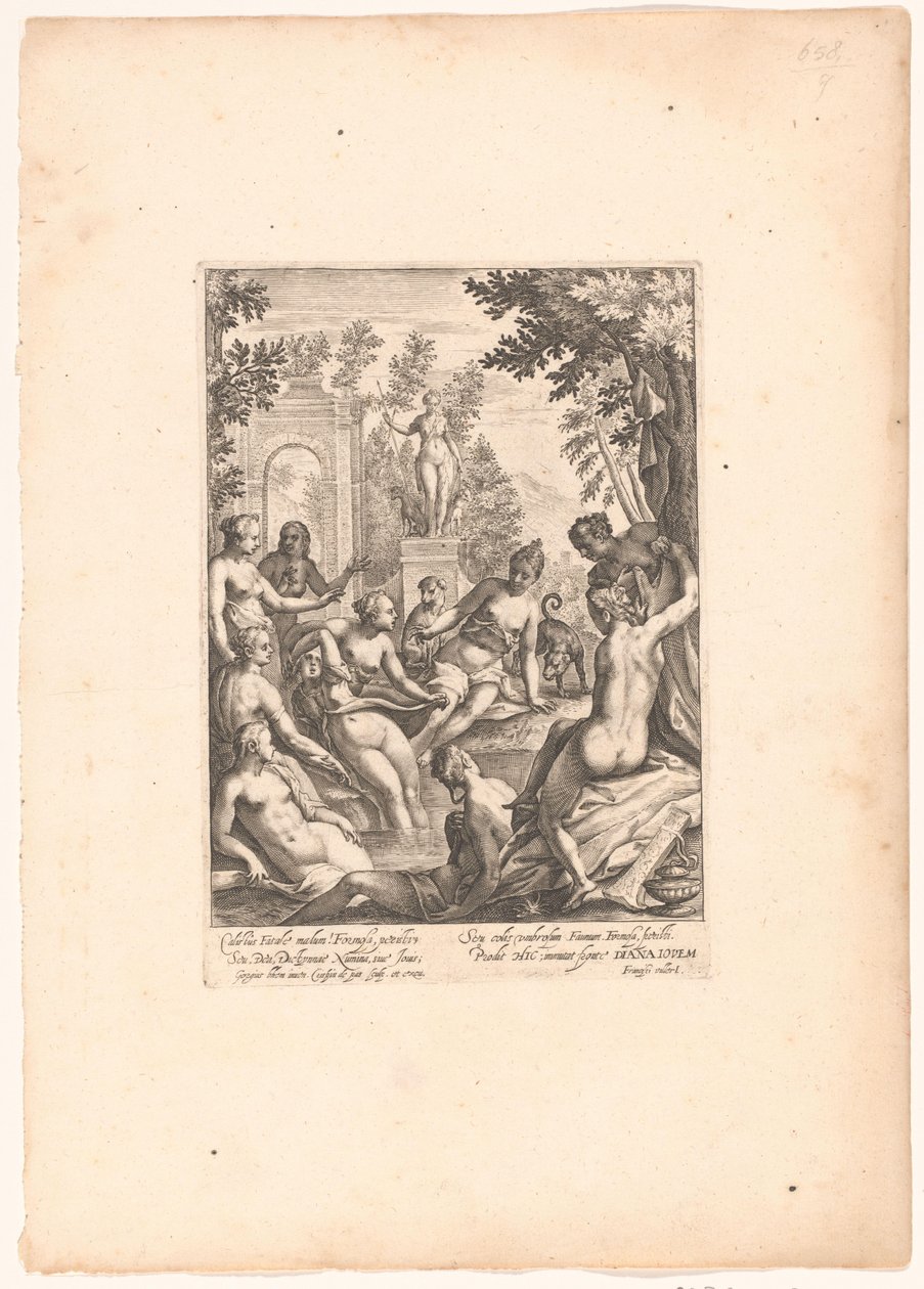 Diana i Callisto av Crispijn van de Passe (I)