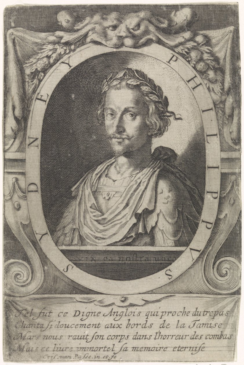 Porträtt av Philip Sydney av Crispijn van de Passe (I)