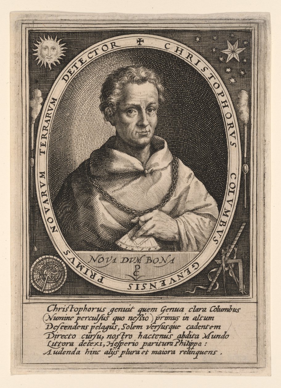 Christofer Columbus av Crispijn van de Passe I