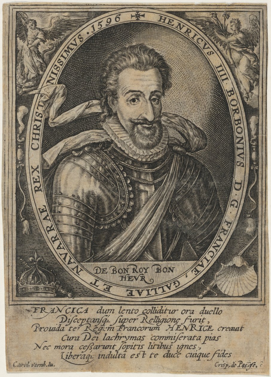 Henrik IV, kung av Frankrike av Crispijn van de Passe I