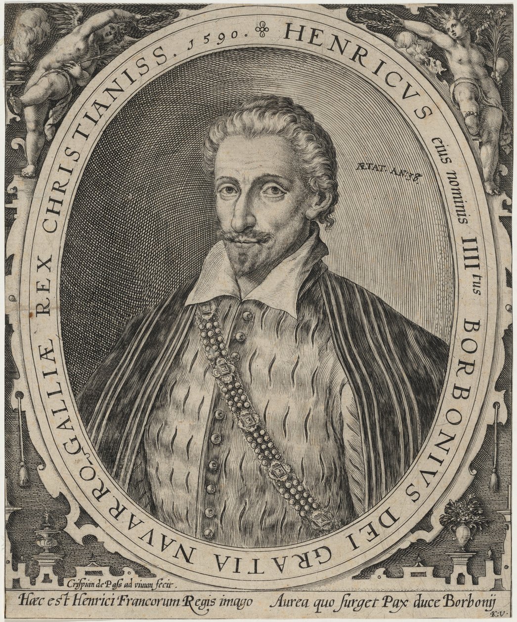 Henrik IV, kung av Frankrike av Crispijn van de Passe I