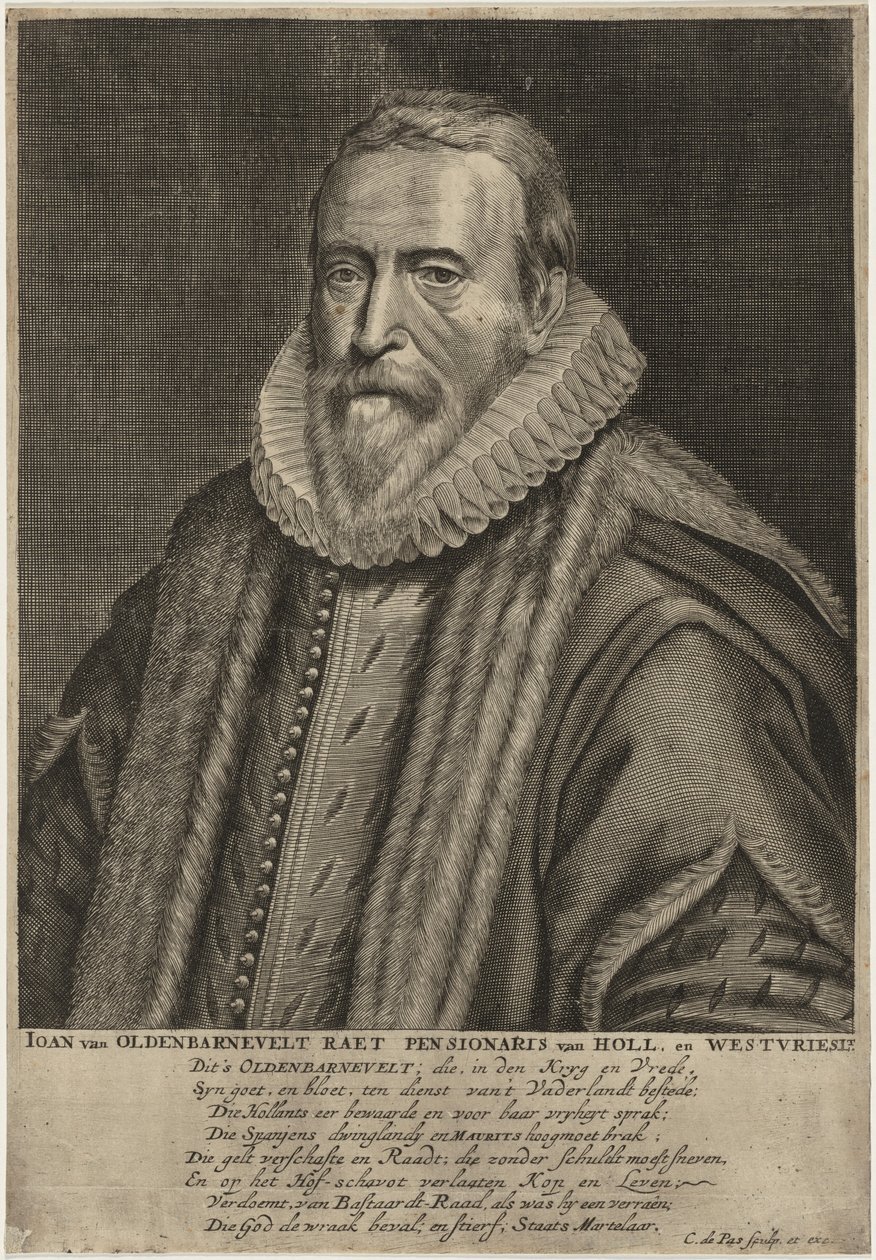 Johan van Oldenbarnevelt av Crispijn van de Passe I