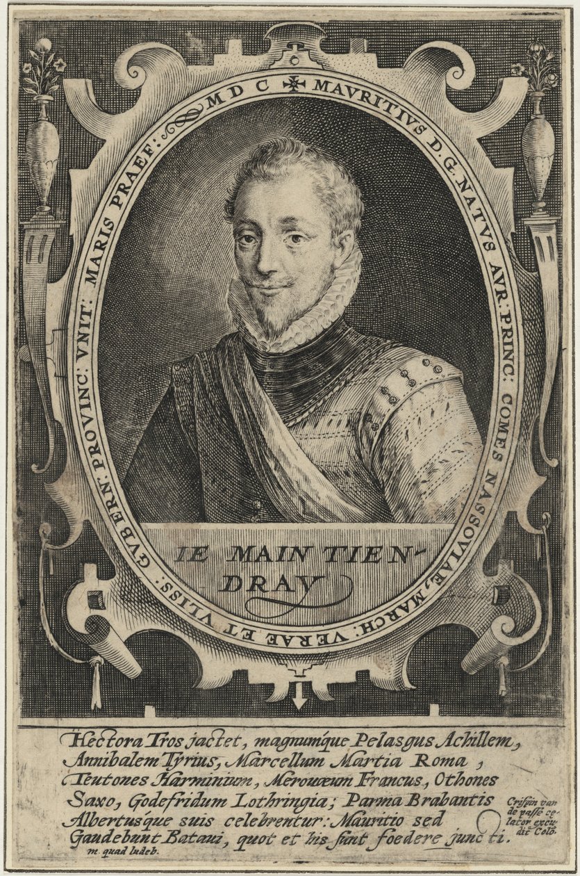 Maurice av Nassau, prins av Oranien av Crispijn van de Passe I