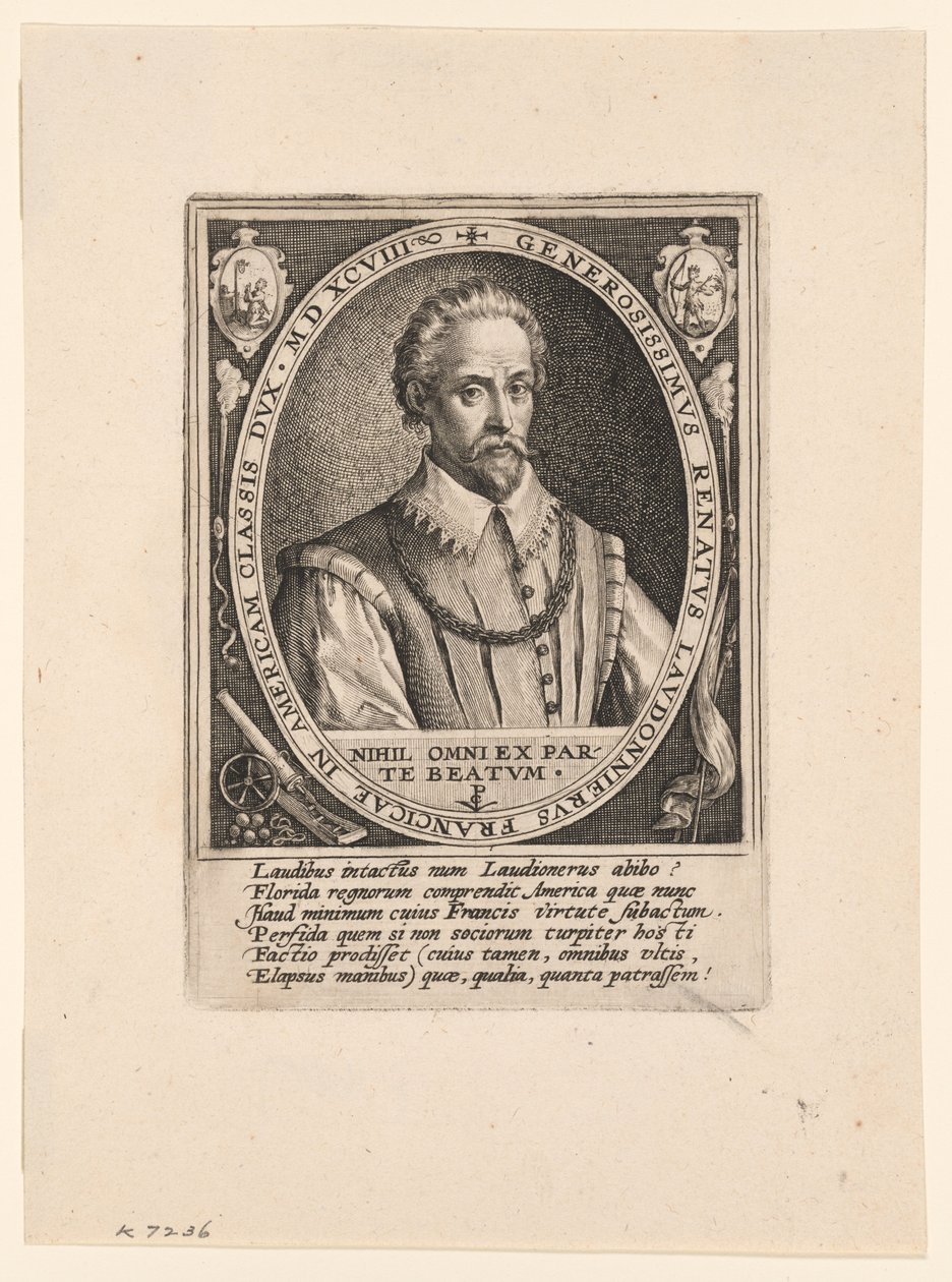 René de Laudonnière av Crispijn van de Passe I