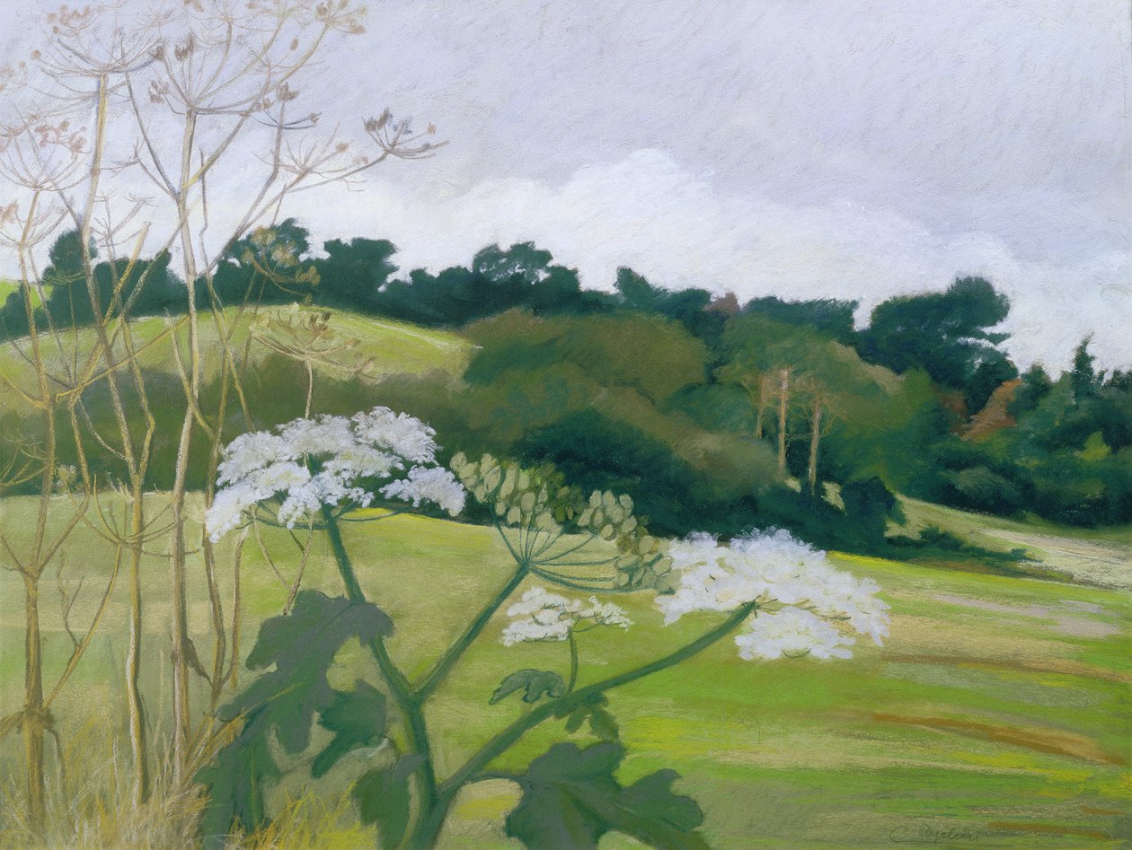 September (pastell på papper) av Cristiana Angelini