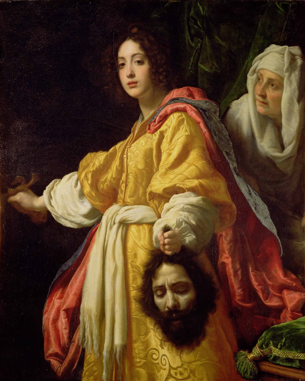 Judit med Holofernes huvud, ca 1615 av Cristofano Allori