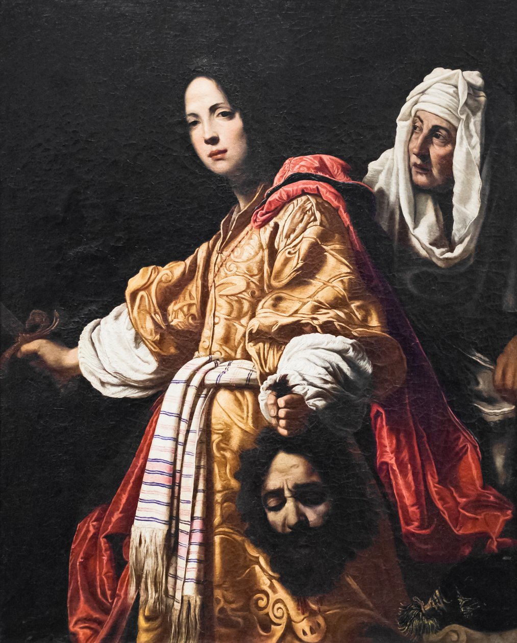 Judith med huvudet av Holofernes (olja på duk) av Cristofano Allori