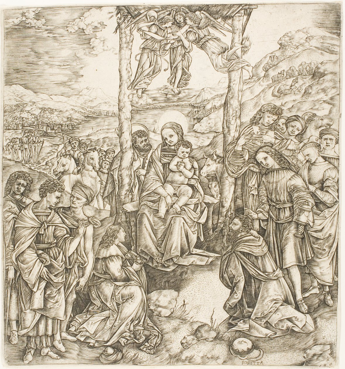 swedish av Cristofano Robetta