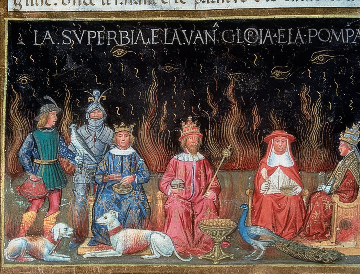 Syndares bekännelse (c.153v). 1476 av Cristoforo De Predis