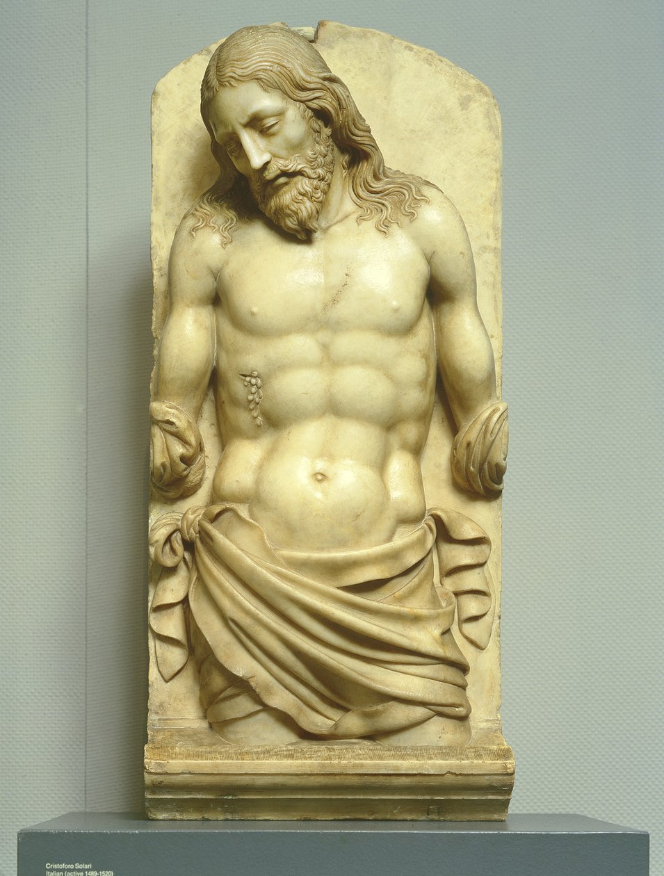 Den döde Kristus, ca 1500 (marmor) av Cristoforo Solari