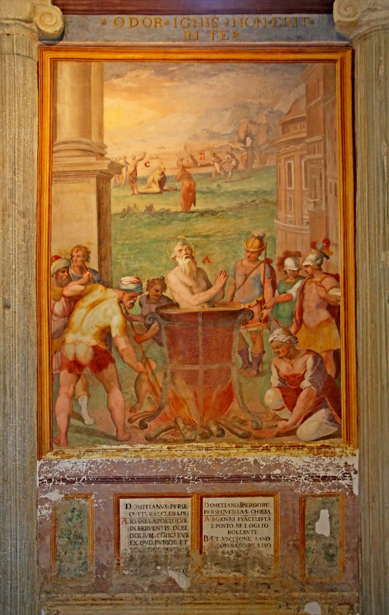 St. John kokad i olja av Cristoforo and Tempesta, Antonio Roncalli
