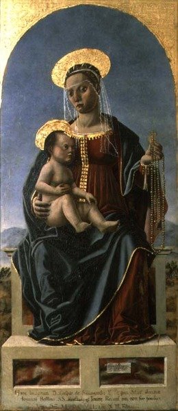 Madonna och barn av Cristoforo da Lendinara Canozzi or Canozi