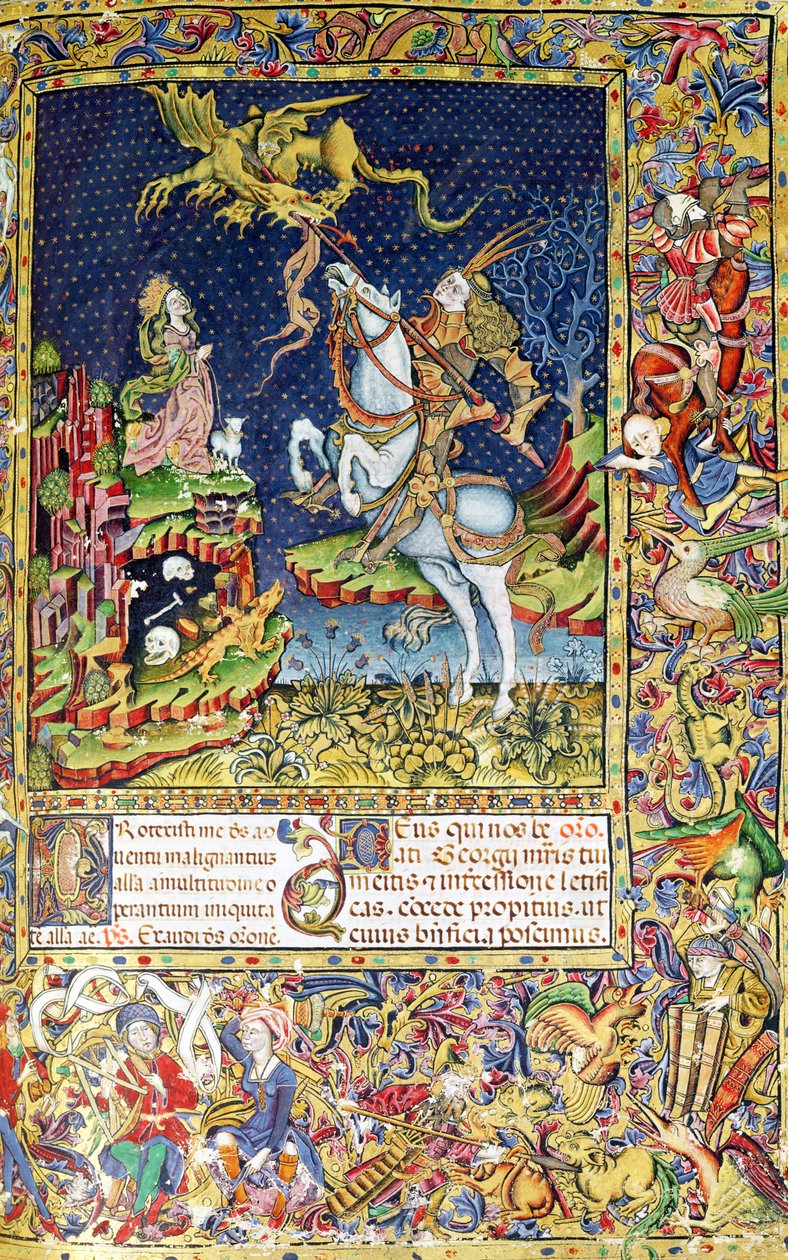 Missal av St. George av Topusko, 1400-1500-talet av Croatian School