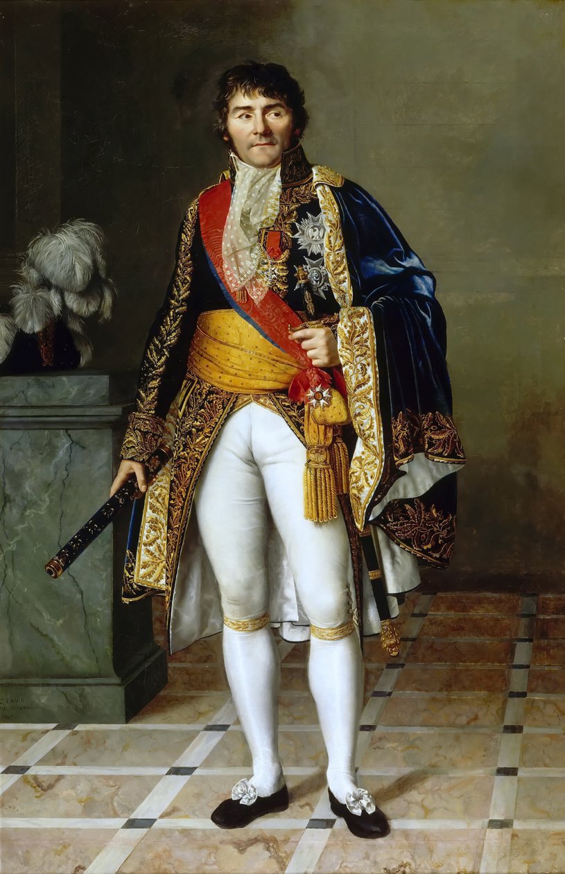 Porträtt av François-Joseph Lefebvre 1755-1820, marskalk av imperiet av Césarine Henriette Davin Mirvault