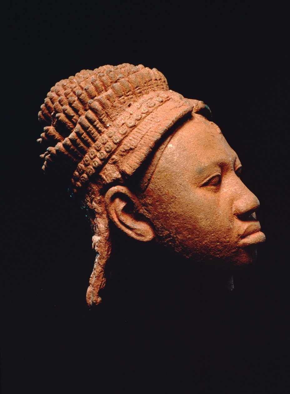 Yoruba-huvud av en drottning, från Ita Yemoo, Ife, Nigeria av Culture Yoruba