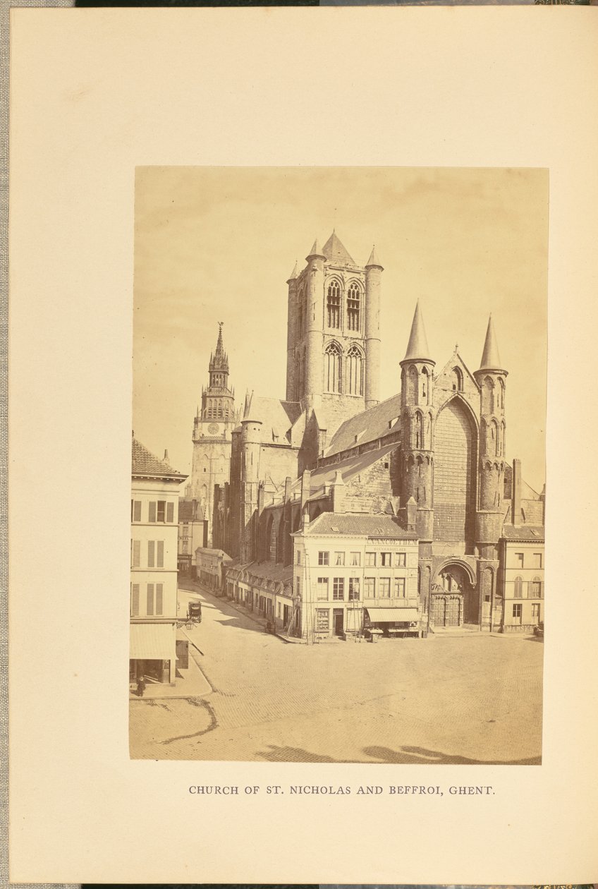 Sankt Nikolaus och Beffrois kyrka, Gent av Cundall and Fleming