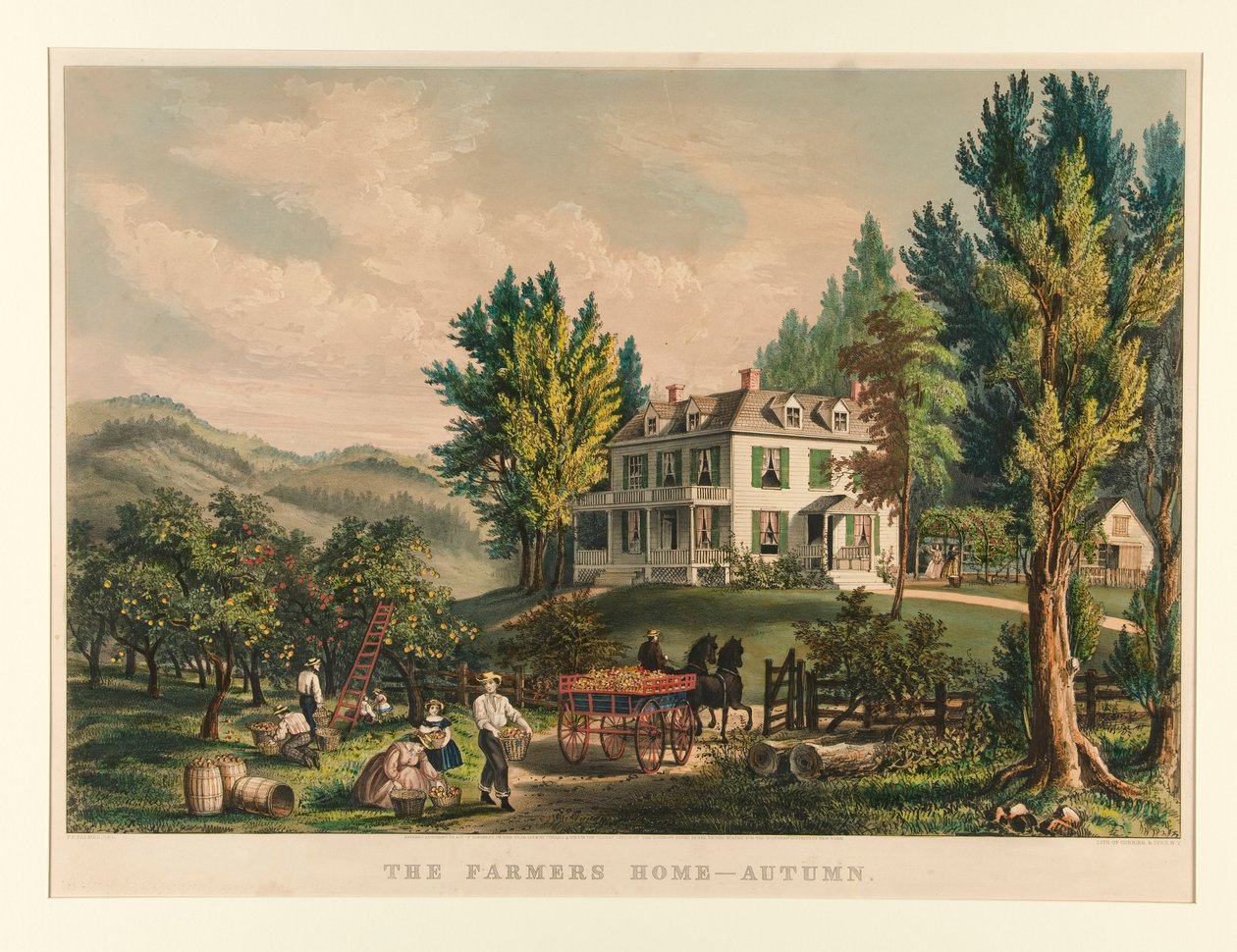 Bondehemmet - Höst av Currier and Ives