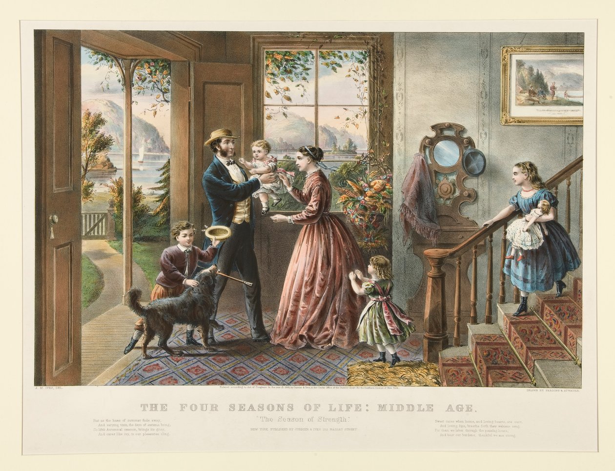 Livets fyra årstider: medeltiden (s. 1079) av Currier and Ives