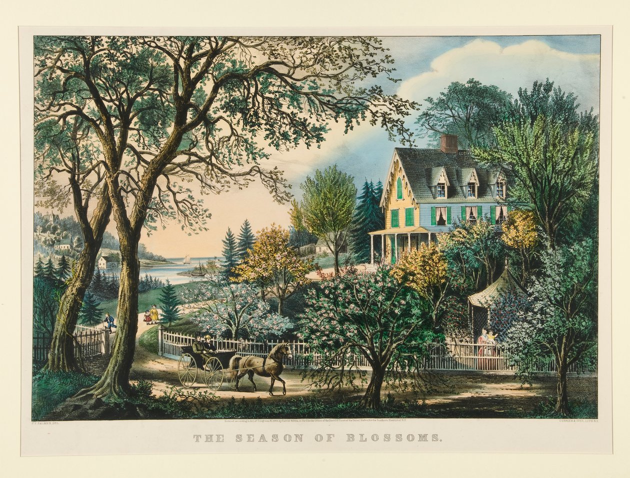 Blomningens säsong av Currier and Ives