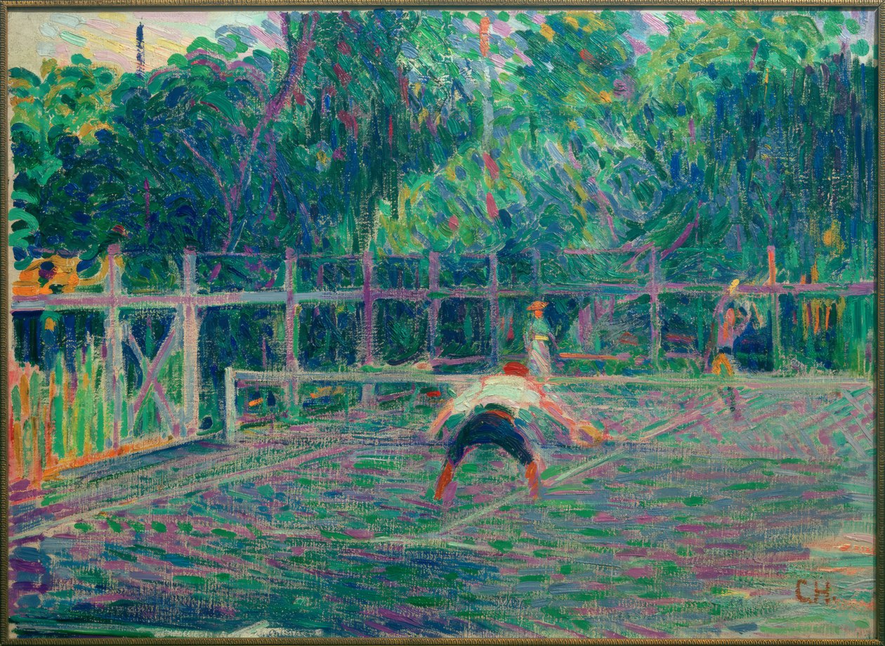 Spelar tennis i Surbiton på Themsen av Curt Herrmann