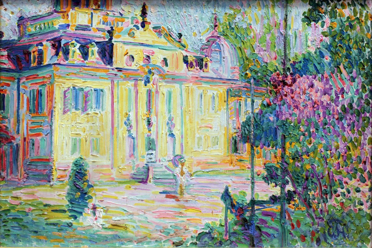 Belvedere slott nära Weimar av Curt Herrmann