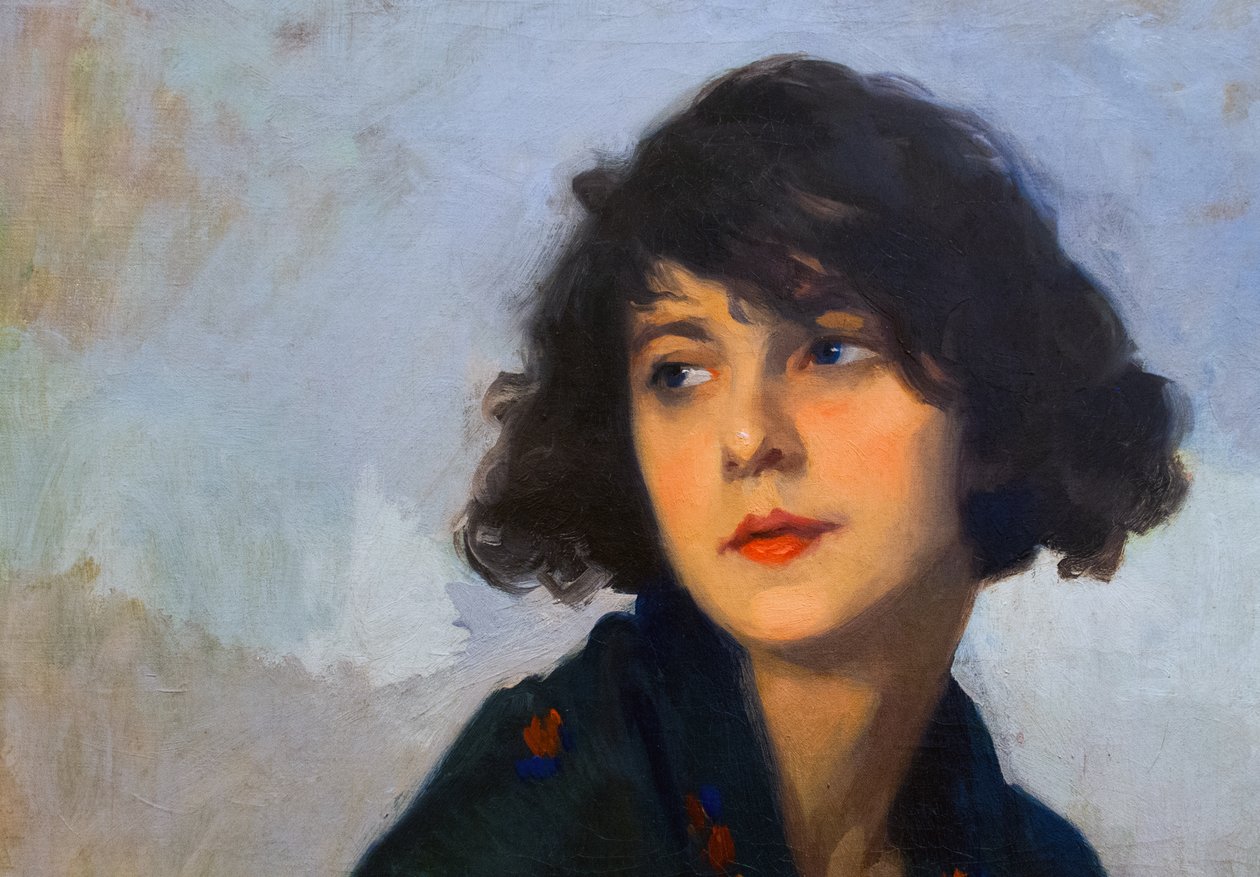  Zena se zelenym salemnEspanol: Mujer con el chal verdenEnglish: Woman with green shawlnFrancais : Femme au chale vertnPortugues: Mulher do xale verden:    n av Eugene Cyprian Boulet