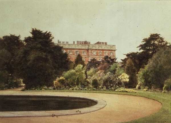 Trädgård, Hampton Court av Cyril Ward