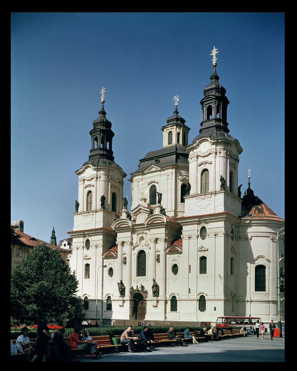 St Nicholas kyrka, byggd 1703-61 av Czech School
