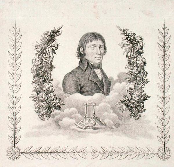 Josef Gelinek (1758-1825) (gravyr) av Czech School