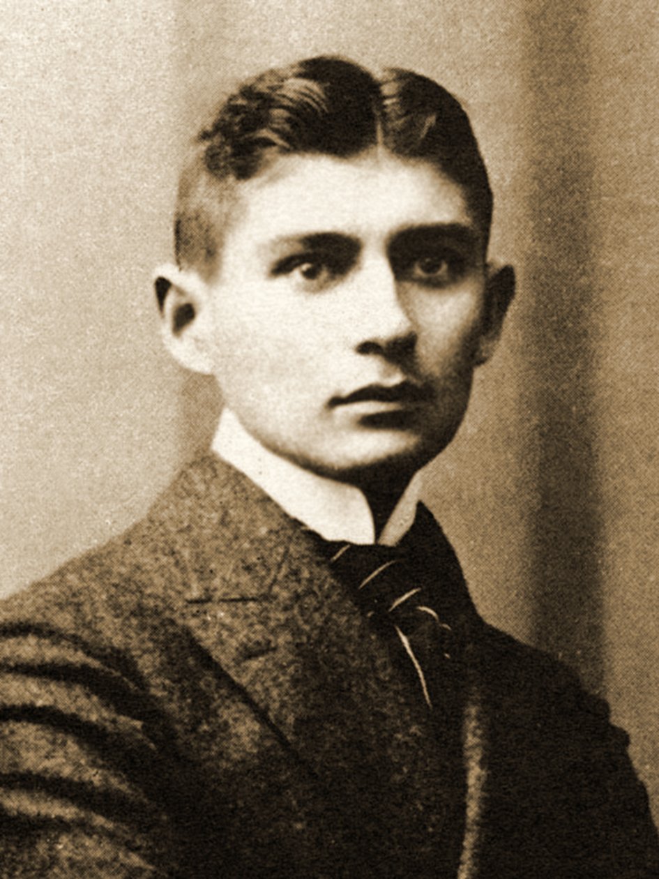 Porträtt av Franz Kafka, (1883 - 1924) av Czech School