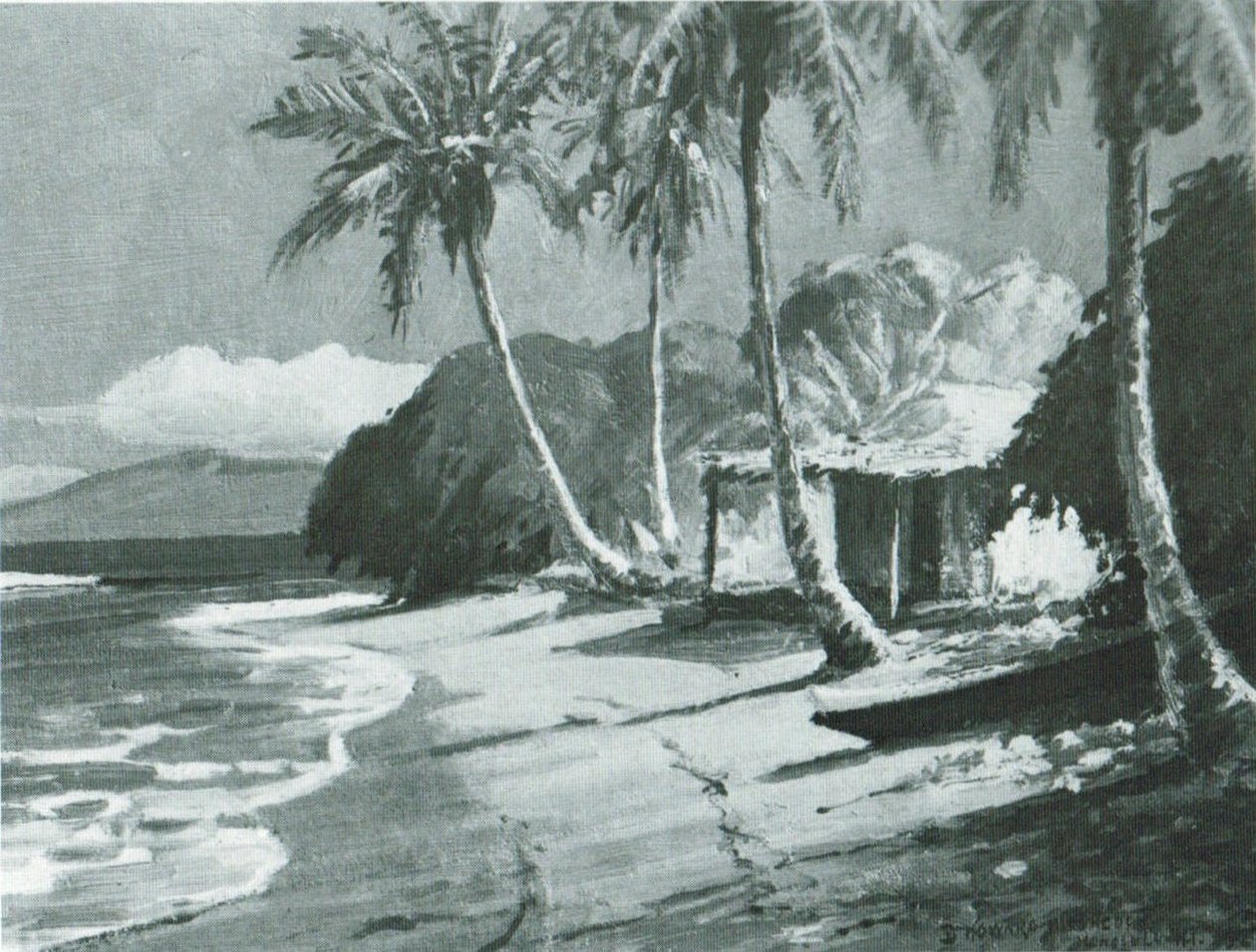  Morning Light - Lahaina, Mauin  av D. Howard Hitchcock