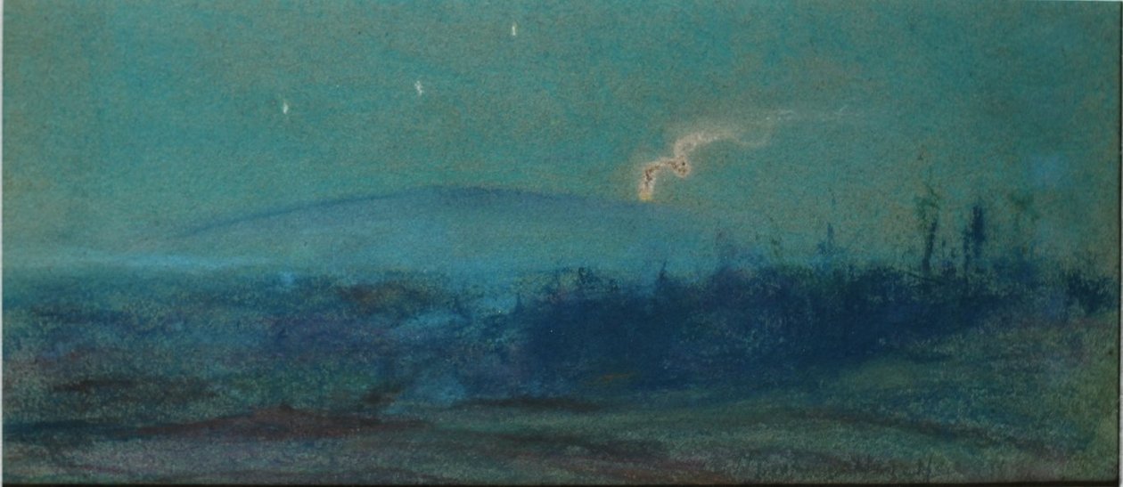 Kilauea Eruption by Night  av D. Howard Hitchcock