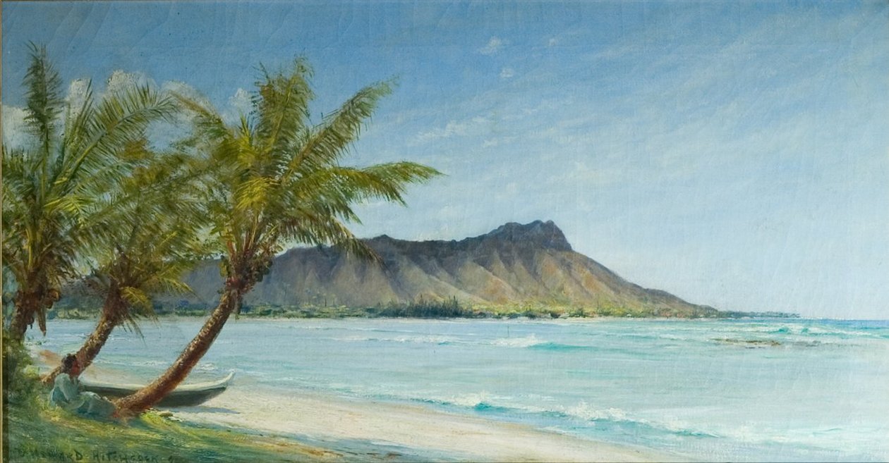 Waikiki Beach in Sunlight  av D. Howard Hitchcock