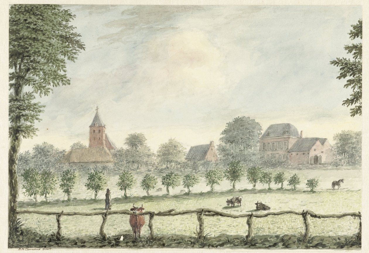 Utsikt över Renkum av D.A. Clemens