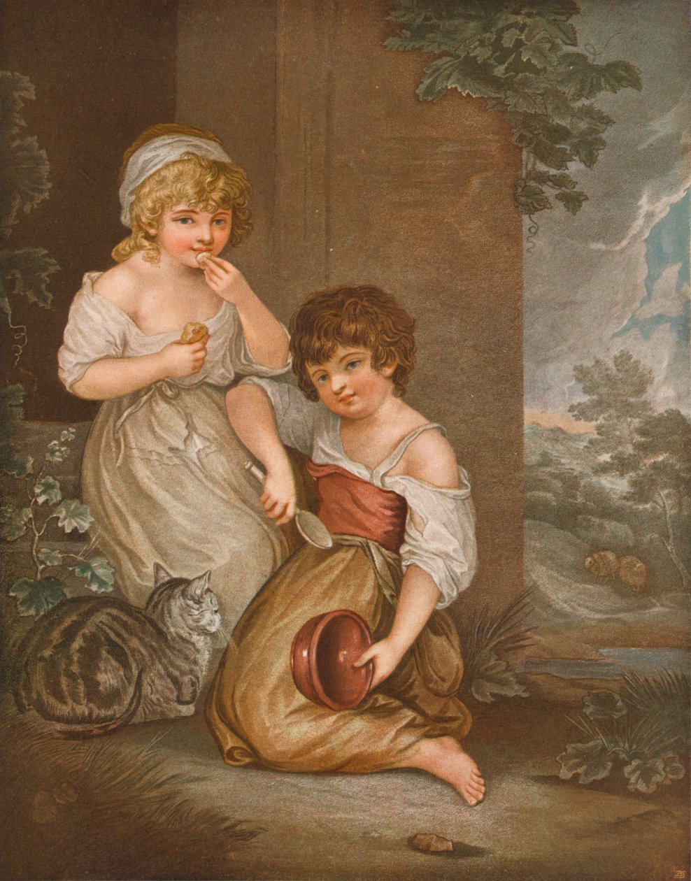 Stugabarn Hobbinol och Gandaretta, c1883, 1903 av DW Tomkins