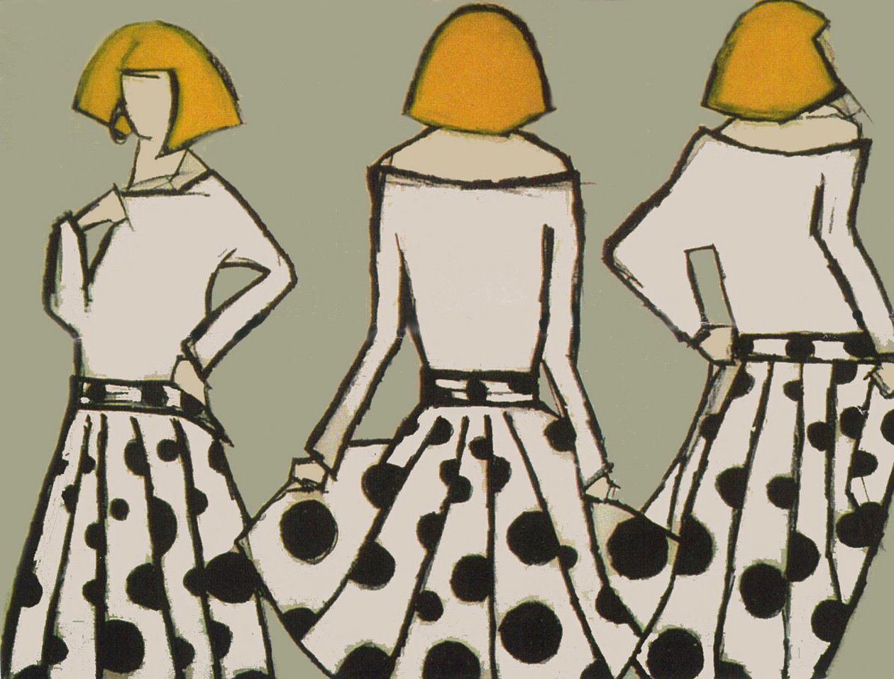 3 flickor av Daisy de Villeneuve