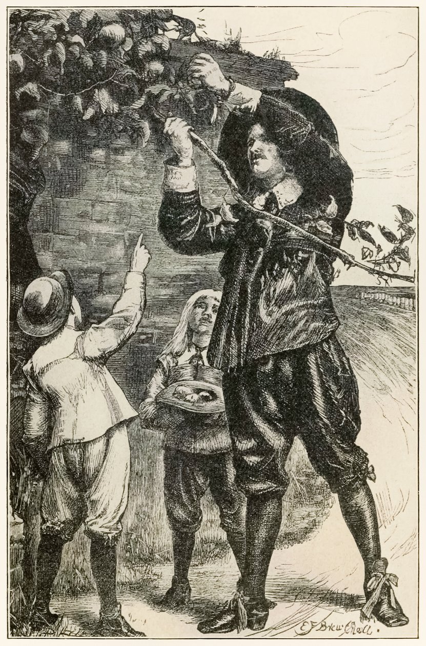 Christians pojkar började äta" från "The Pilgrim