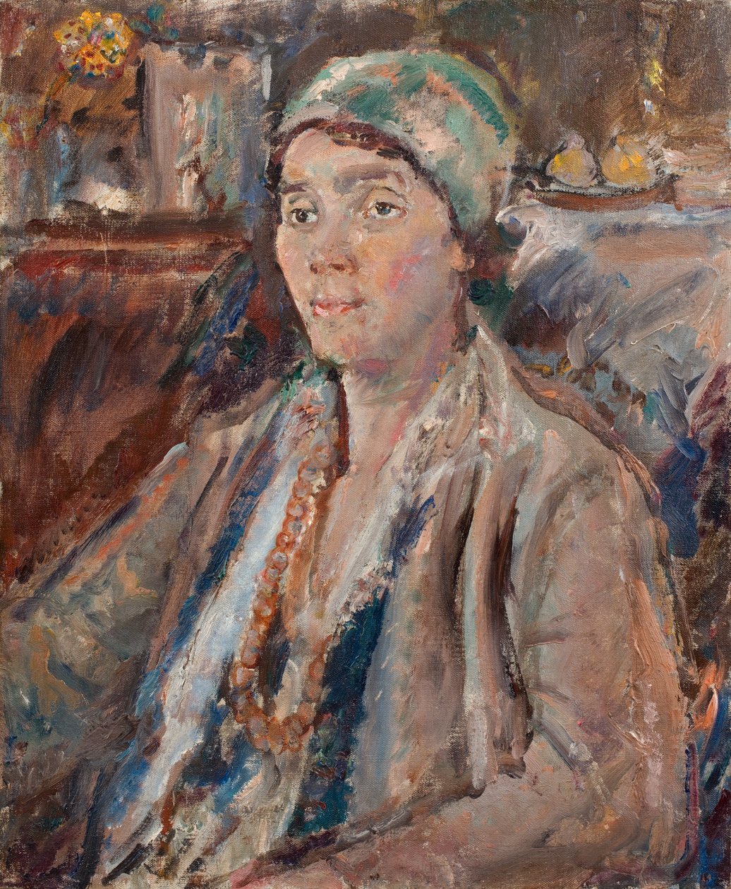 Sylvia, exh. 1938 (olja på duk) av Dame Ethel Walker