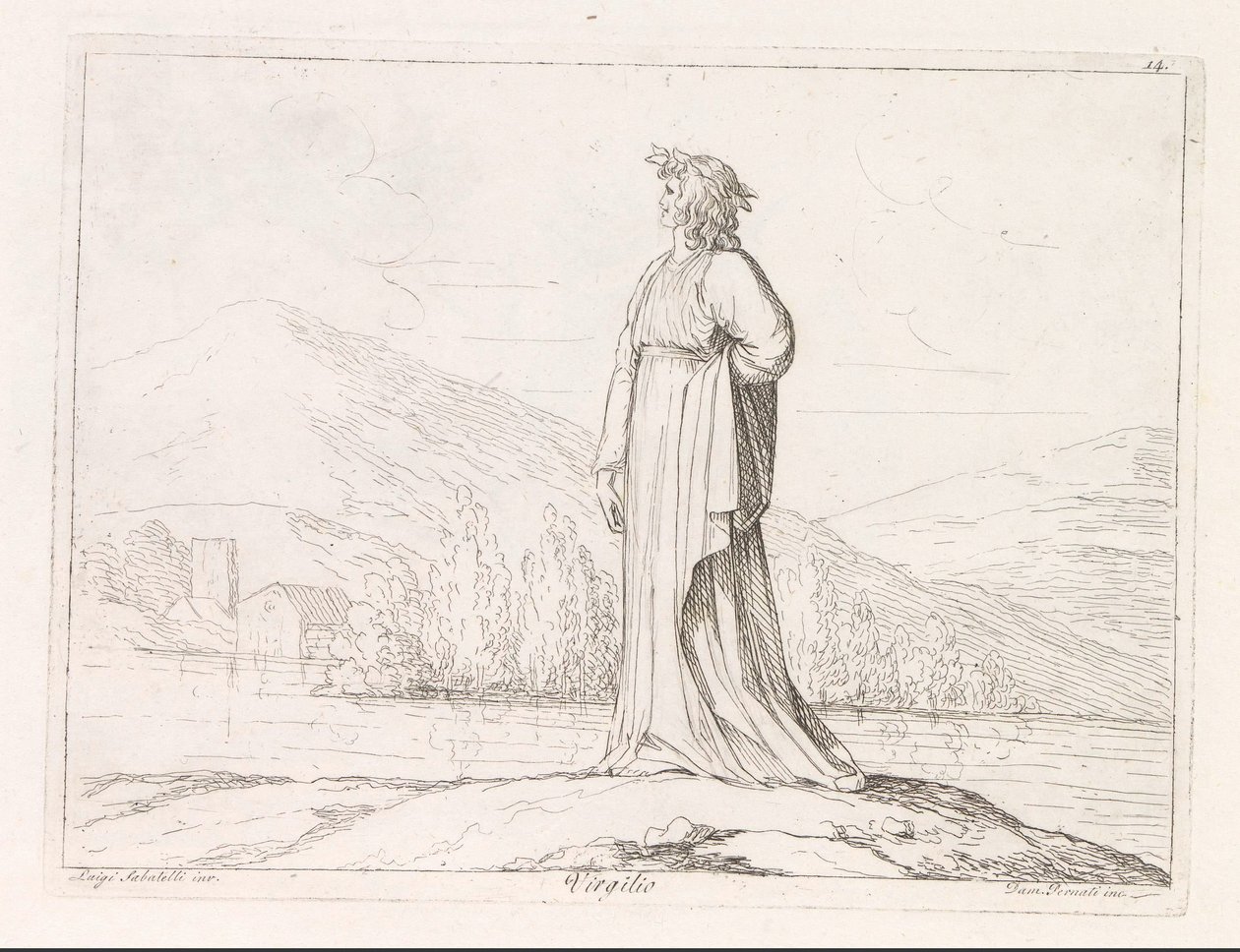 Vergilius Virgil (titel på objekt) av Damiano Pernati
