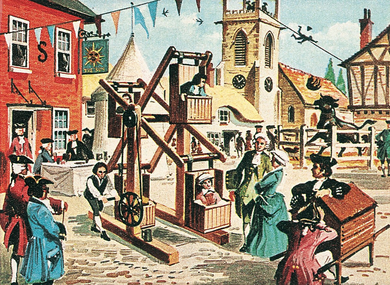Big Wheel (färglitografi) av Dan Escott