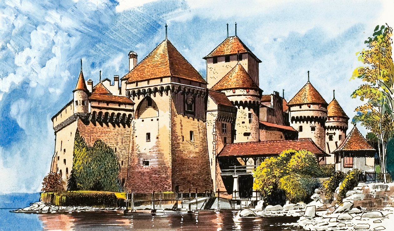 Chateau De Chillon av Dan Escott