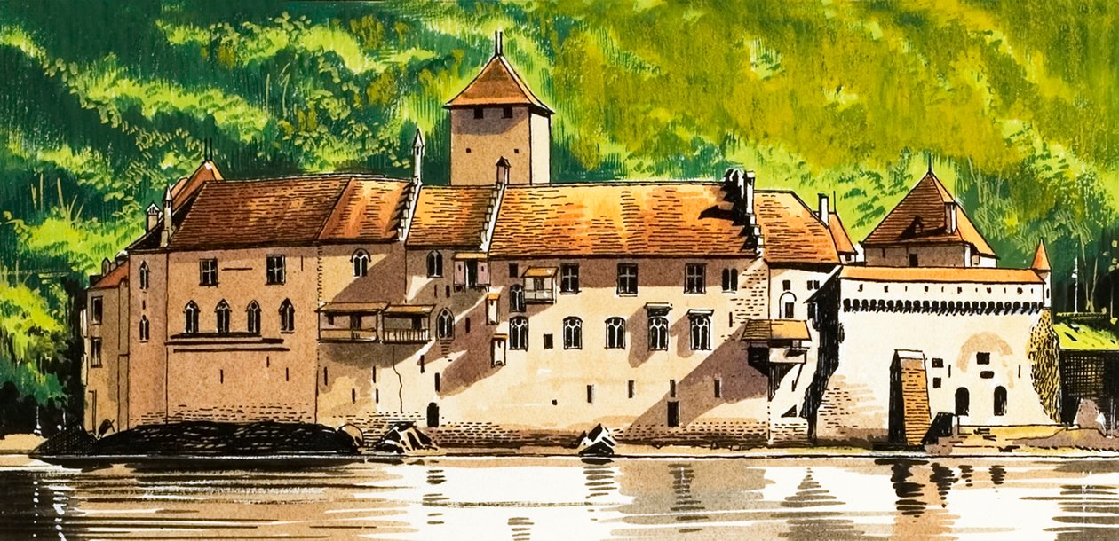 Chateau De Chillon av Dan Escott