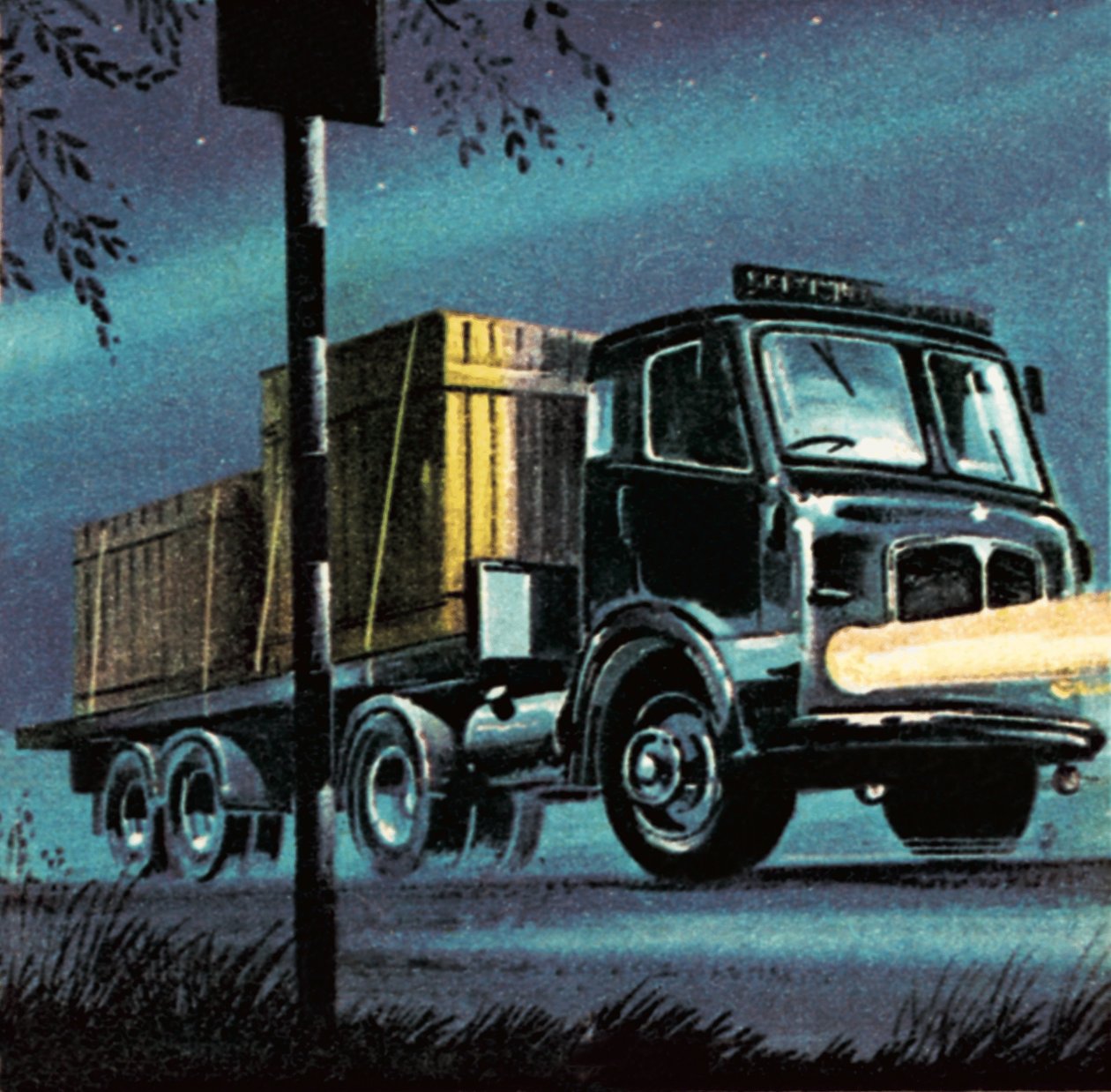 Lastbil tillhörande statligt ägda British Road Services av Dan Escott