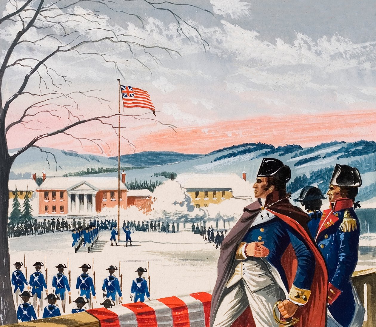 De amerikanska styrkorna som belägrade Boston under självständighetskriget hissade en ny flagga på Prospect Hill av Dan Escott