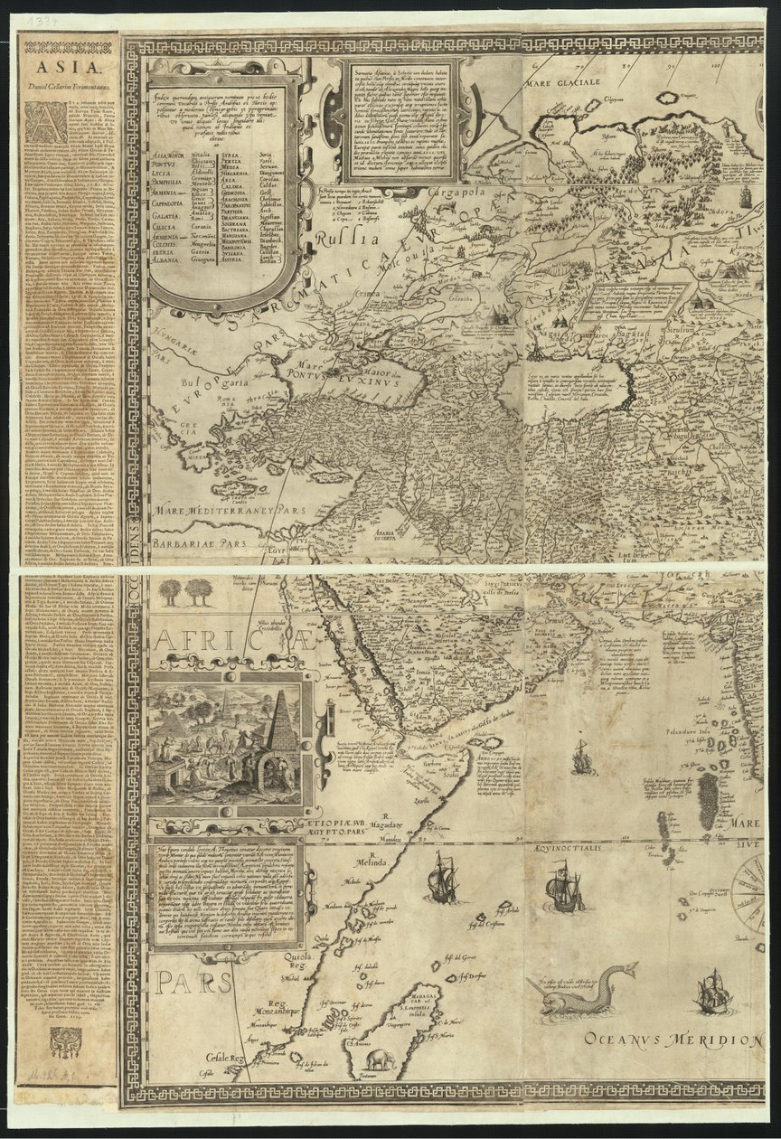 Asiae nova descriptio av Daniel Keller