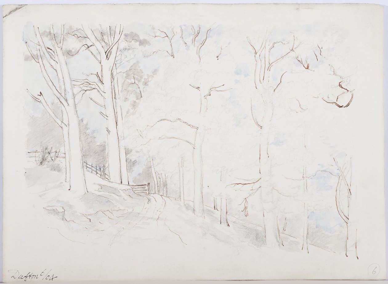 Dufton, 1904 (bläck, penna och wc på papper) av Daniel Oliver