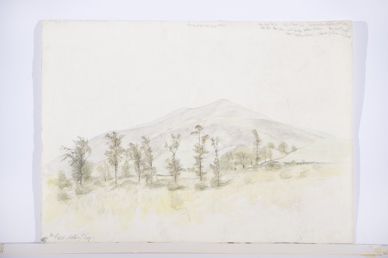 Nära New Abbey, ca 1916 (penna och wc på papper) av Daniel Oliver