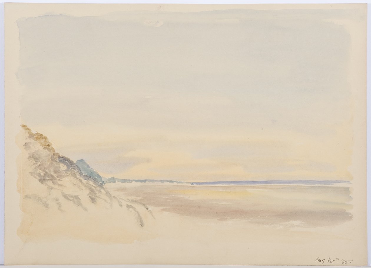 c.1916 (blyerts och wc på papper) av Daniel Oliver